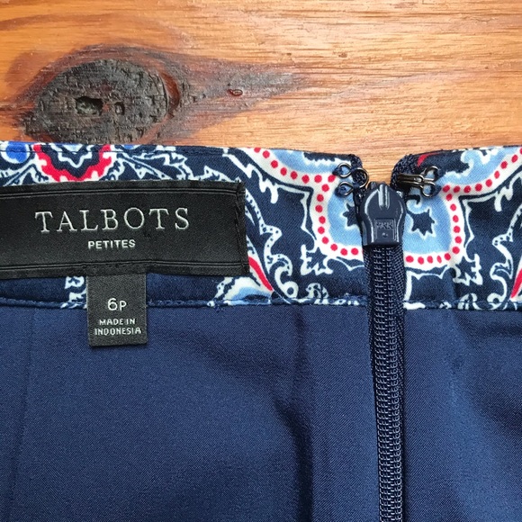 Talbots Red White Blue Pencil Skirt Bundle, EUC, 6P - Picture 16 of 16